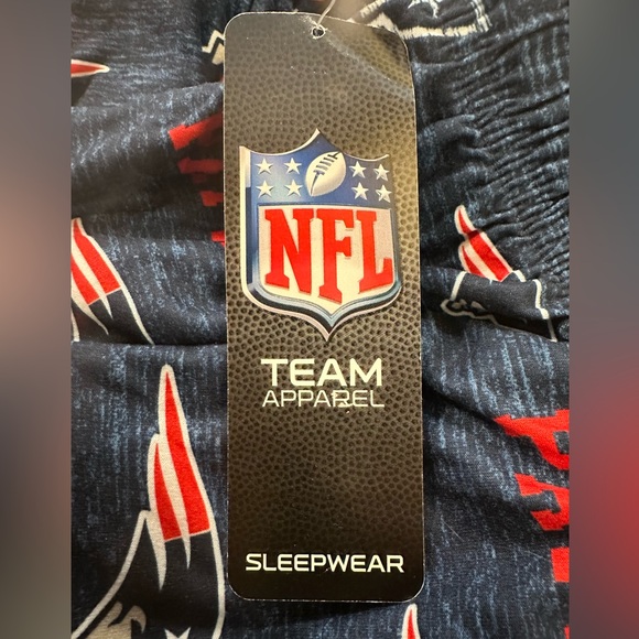 NWT Men’s NFL Team Apparel NEW ENGLAND PATRIOTS Pajama Pants~Sleepwear~$45~Large - Picture 4 of 9